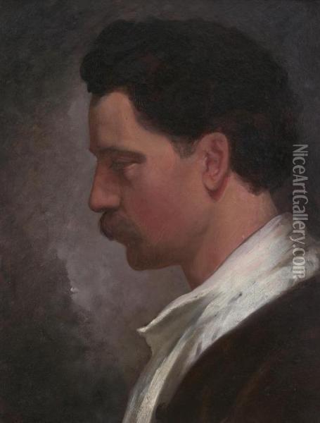 Self-portrait Oil Painting - Robert Harris