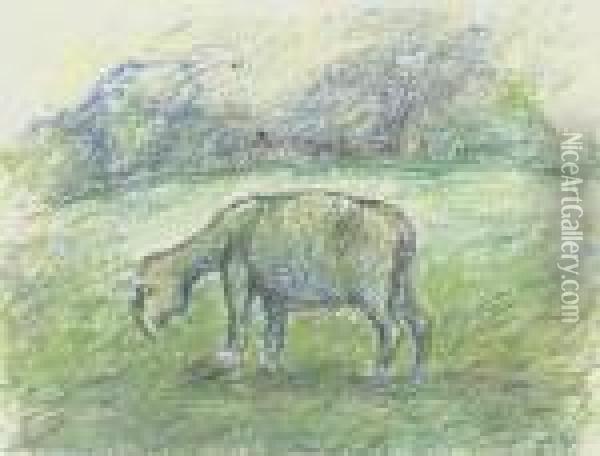 Le Mouton Oil Painting - Camille Pissarro