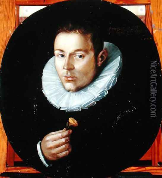 Portrait of a Man Oil Painting - Cornelis Ketel