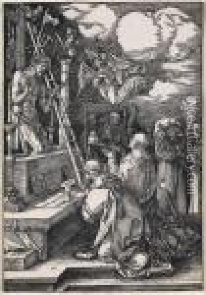 The Mass Of St Gregory Oil Painting - Albrecht Durer