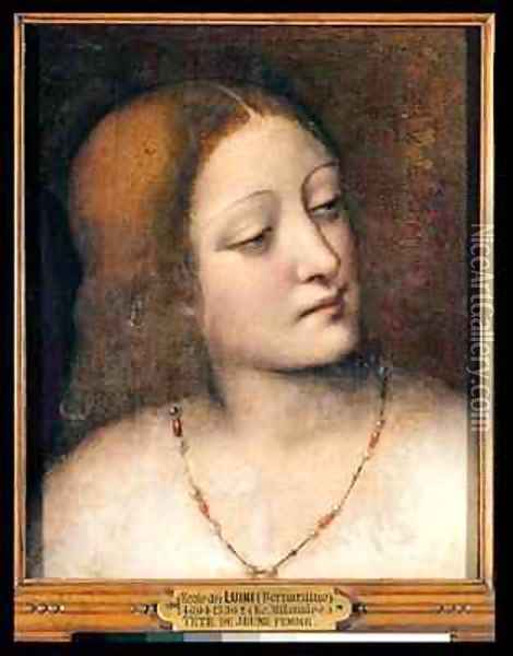 Portrait of a Young Woman Oil Painting - Giampietrino