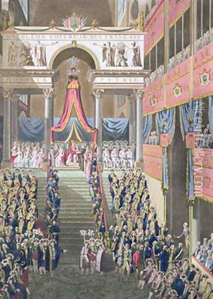 Sacred Festival and Coronation of their Imperial Majesties 3 Oil Painting - Le Coeur, Louis