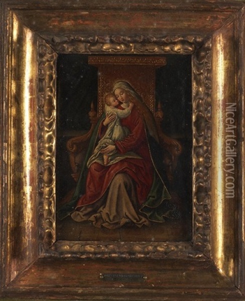 Virgen Con Nino Oil Painting - Hans Rottenhammer the Elder