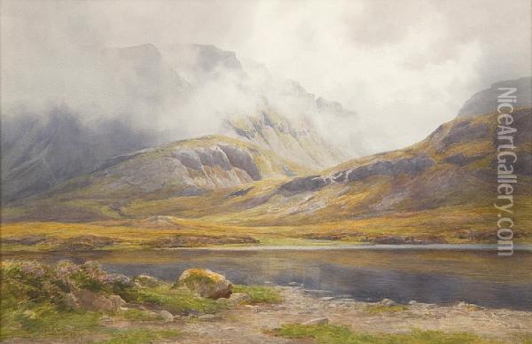 Loch Maree Oil Painting - Percy Dixon