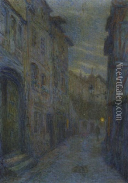 Aus Einer Alten Stadt Oil Painting - Rudolf Quittner