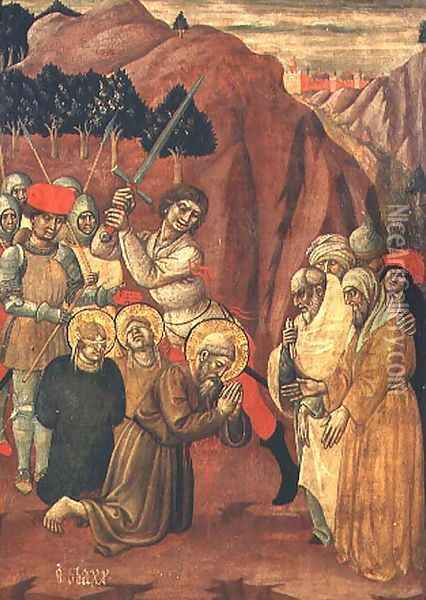 The Martyrdom of Saint Biagio Oil Painting - Giovanni Antonio da Pesaro
