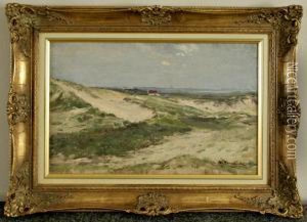 Dunenlandschaft Auf Sylt Oil Painting - Wilhelm Hambutchen