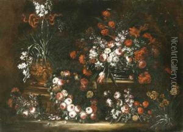 Caffi, M. Oil Painting - Margherita Caffi