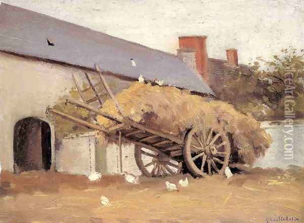 Loaded Haycart Oil Painting - Gustave Caillebotte