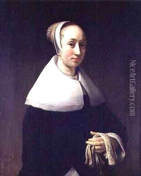 Portrait of a lady Oil Painting - Willem Drost