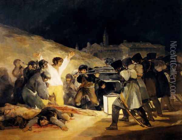 May 3 1808 Oil Painting - Francisco De Goya y Lucientes