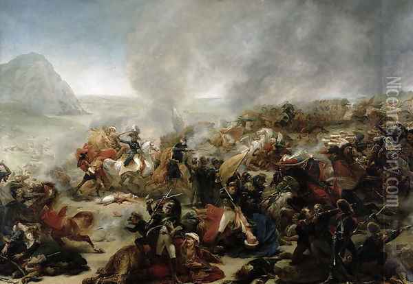 The Battle of Nazareth Oil Painting - Antoine-Jean Gros