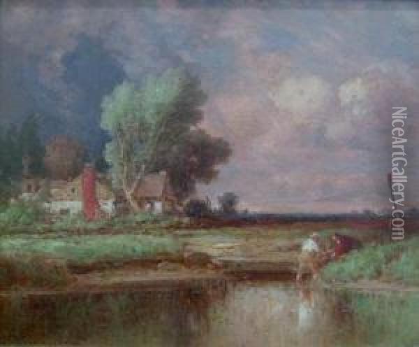 The Coming Storm Oil Painting - George Washington Nicholson