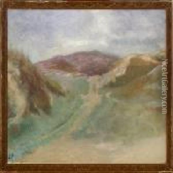 Landscape With Dunes Oil Painting - Julius Paulsen