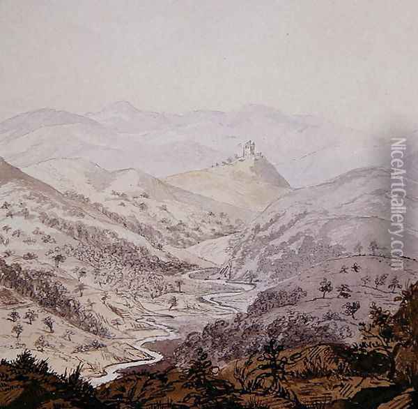 Scottish landscape 2 Oil Painting - Louisa Tighe