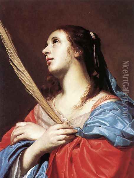 Female Martyr Oil Painting - Jacob van, the Elder Oost