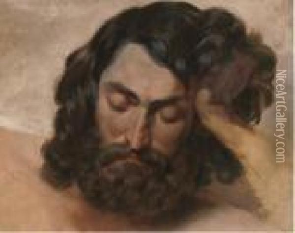 Study Of A Bearded Man Oil Painting - Jean-Leon Gerome