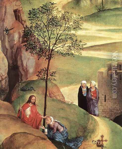 Advent and Triumph of Christ (detail-2) 1480 Oil Painting - Hans Memling