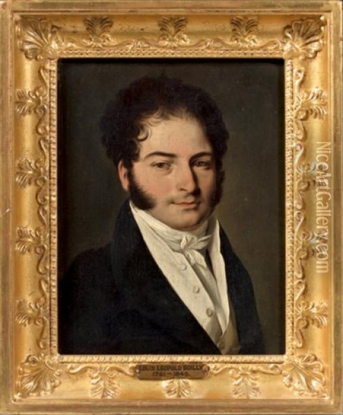 Portrait De Marc Antoine Madeleine Desaugiers Oil Painting - Louis Leopold Boilly