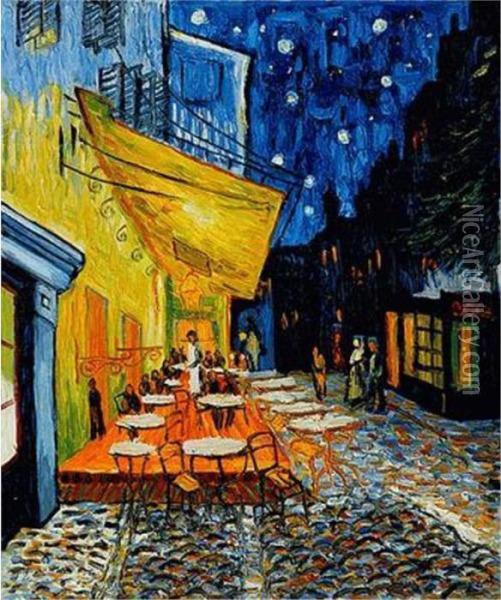 Almond Branch Oil Painting - Vincent Van Gogh