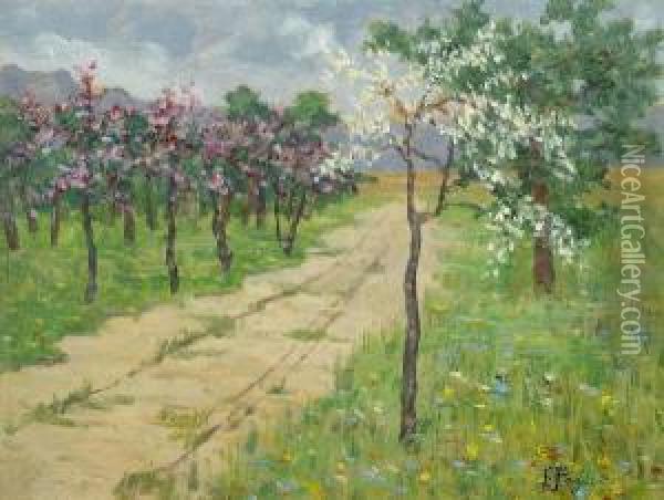 Primavera Oil Painting - Ferruccio Pagni