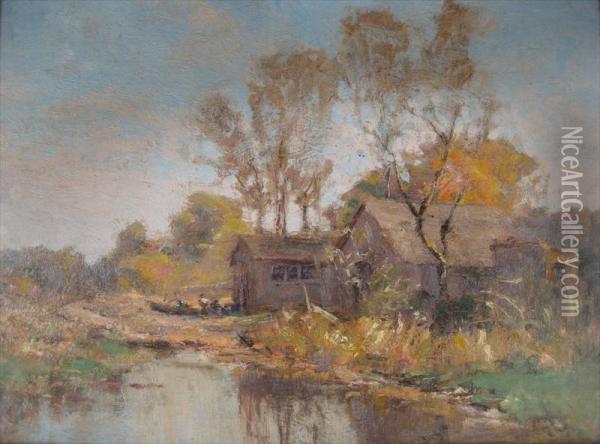 Essex, 
Conn Oil Painting - Frank Alfred Bicknell