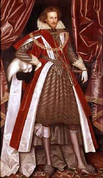 Philip Herbert 4th Earl of Pembroke Oil Painting - William Larkin