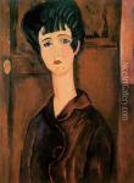 Am-2-l Oil Painting - Amedeo Modigliani