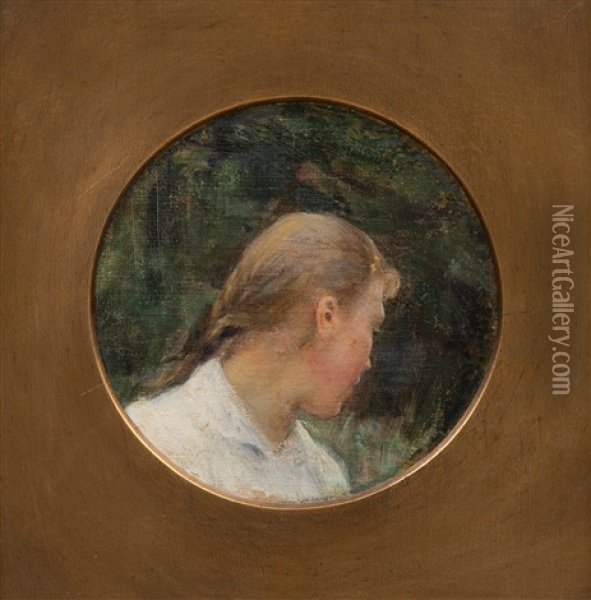Maija Oil Painting - Pekka Halonen