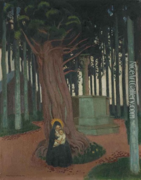 Vierge De Saint-gonery Oil Painting - Maurice Denis