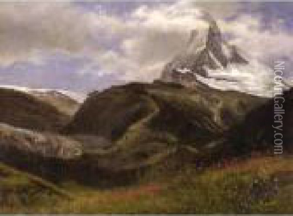 Grunewald Oil Painting - Albert Bierstadt