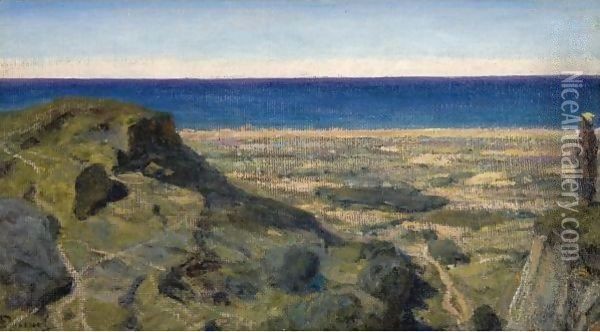 The Dead Sea Oil Painting - Vasily Polenov