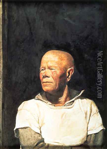 The Finn Oil Painting - Henriette Wyeth