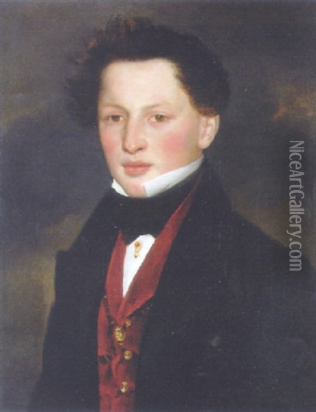 Freiherr Von Friesen Oil Painting - Ferdinand von Rayski