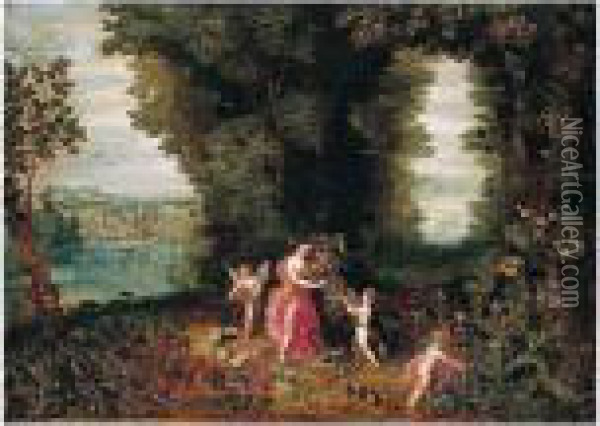 Oil On Panel Oil Painting - Jan Brueghel the Younger