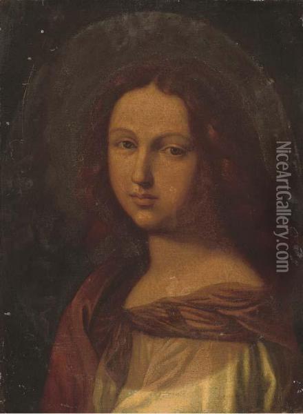 Saint Agnes Oil Painting - Guercino