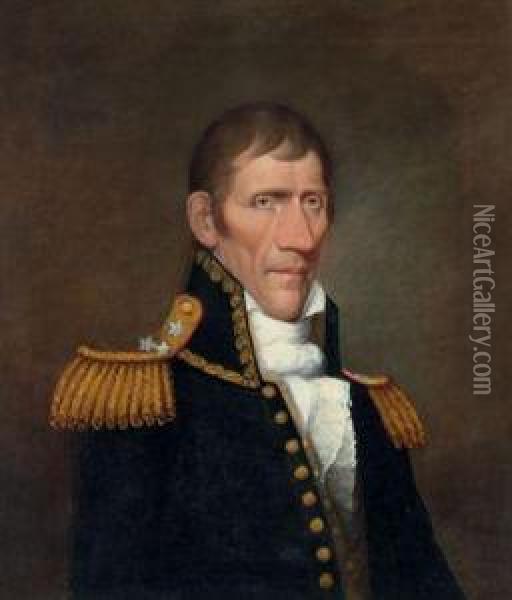 Portrait Of Andrew Jackson Oil Painting - Nathan Wheeler