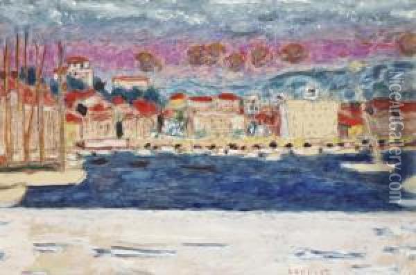 Le Port De Cannes Oil Painting - Pierre Bonnard