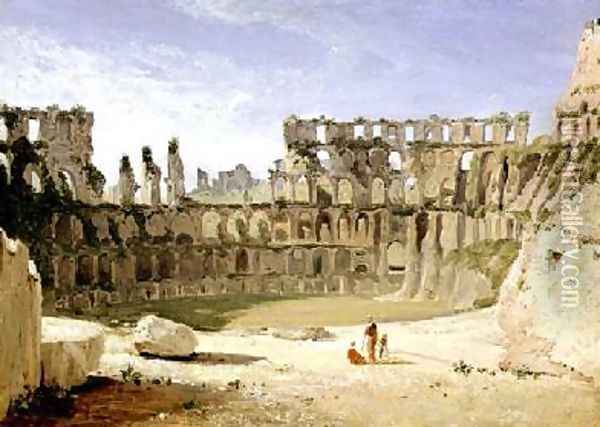 The Colosseum Oil Painting - William James Linton