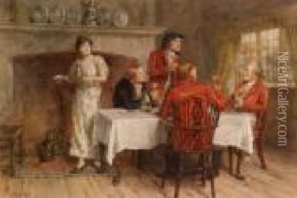 Health Of The Master Oil Painting - George Goodwin Kilburne