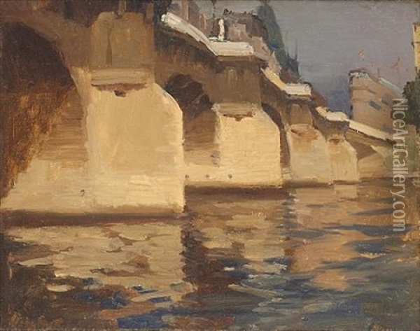 Pont Neuf Oil Painting - Minerva Josephine Chapman