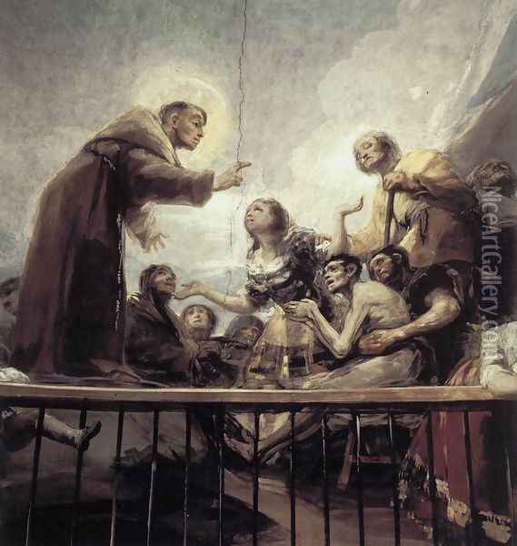The Miracle of St Anthony (detail 1) Oil Painting - Francisco De Goya y Lucientes