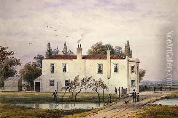 View of Copenhagen House, 1853 Oil Painting - Thomas Hosmer Shepherd