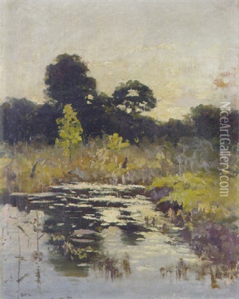 Moorsee Oil Painting - Josua Von Gietl