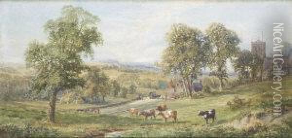 Woottan Park, Warwick Oil Painting - John Faulkner