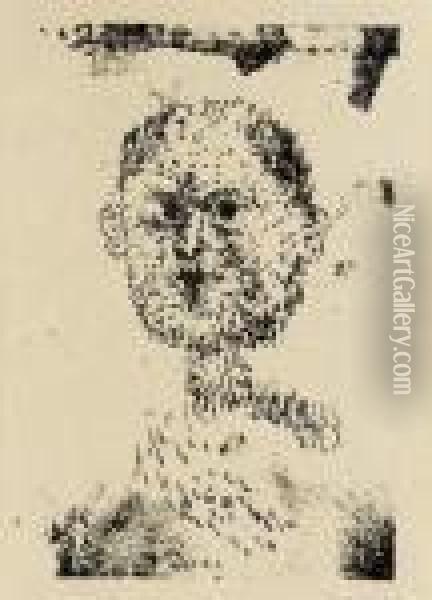 Kopf (bartiger Mann) Oil Painting - Paul Klee