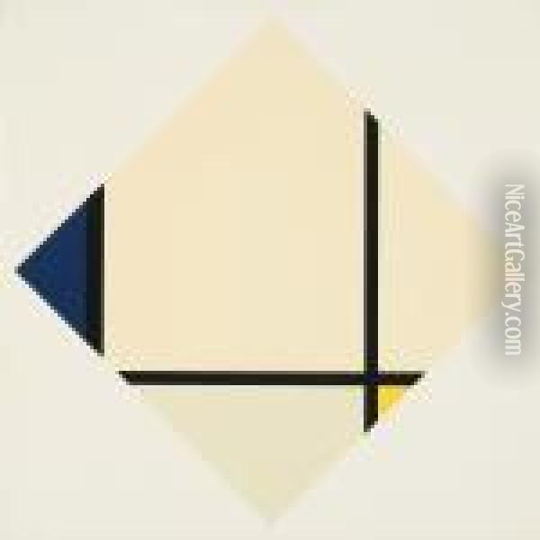 Composition Oil Painting - Piet Mondrian