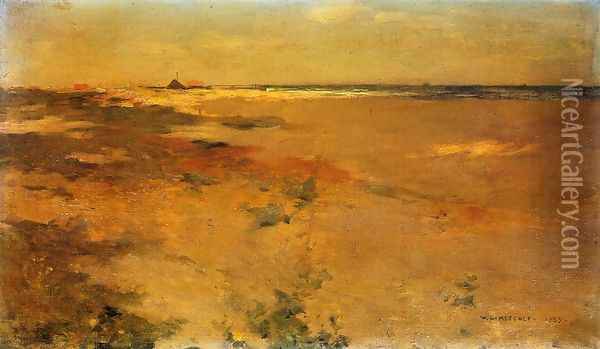 On the Suffolk Coast 2 Oil Painting - Willard Leroy Metcalf