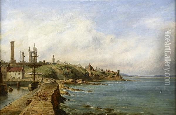 View Of St. Andrews Oil Painting - Samuel Edmonston