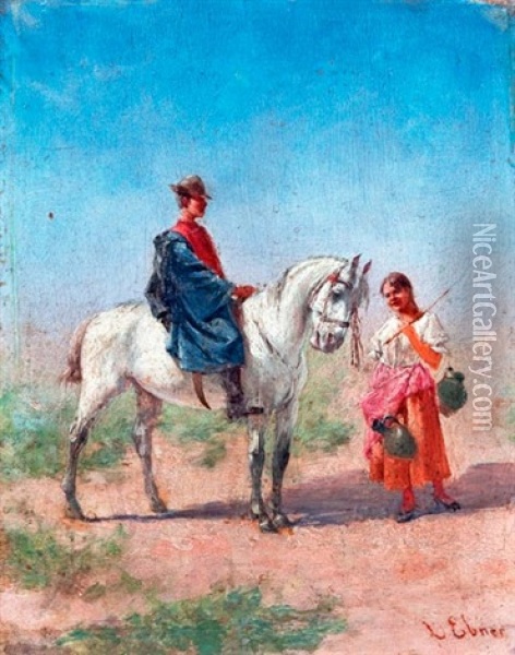 Talalka Oil Painting - Lajos Deak Ebner